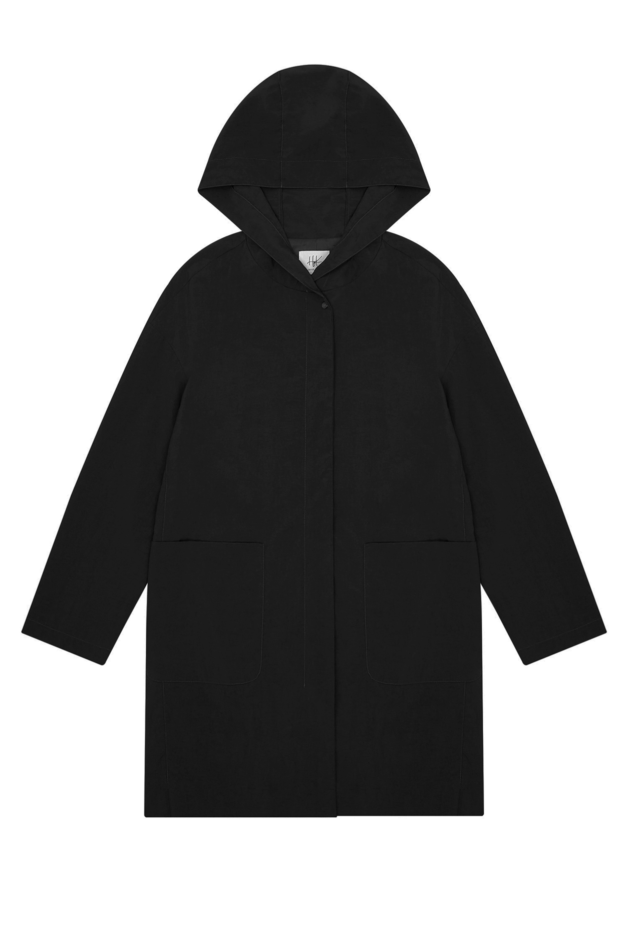RECYCLED NYLON HOOD JACKET-black, 혜영킴, HYEYEONG KIM designer brand
